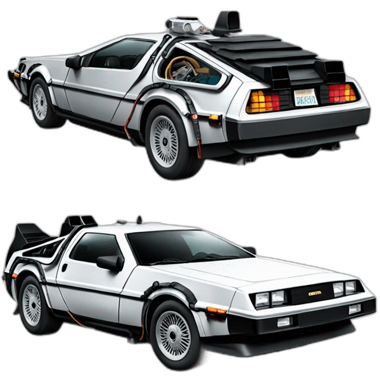 car back to the future emoji