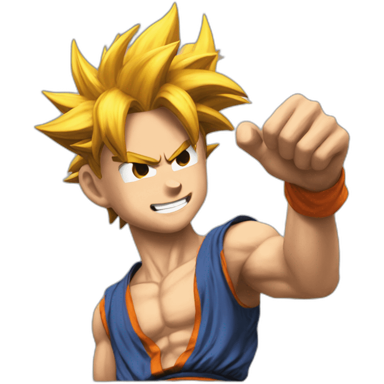 does goku clean nuts? emoji