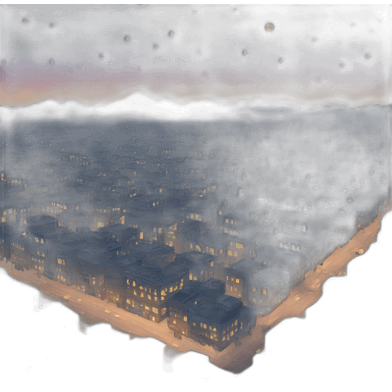 City lights and starry skies emoji