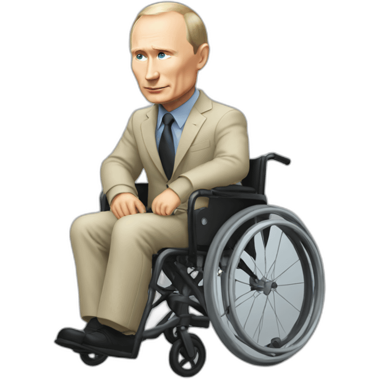 Putin in wheelchair emoji