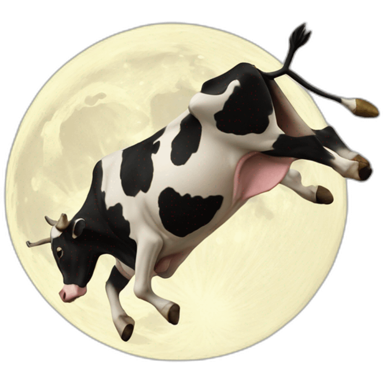 cow jumped over the moon emoji