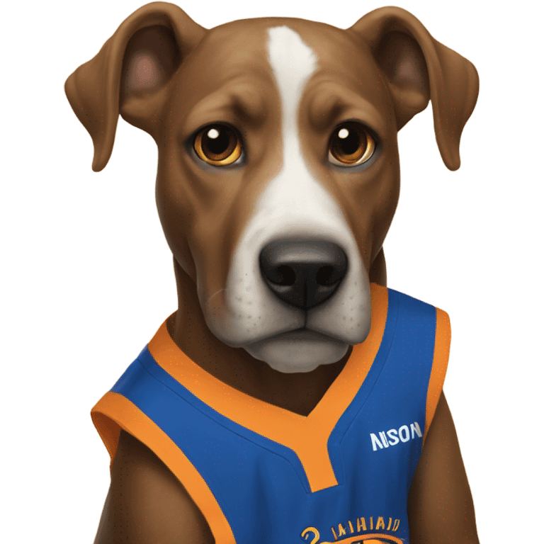 dog in a kevin durant jersey  emoji