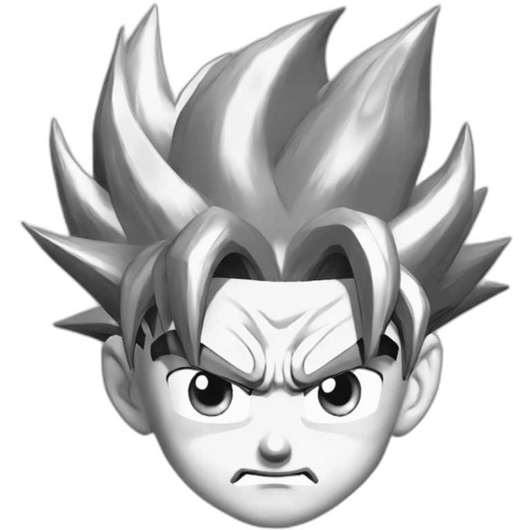 dragonball goku face emoji