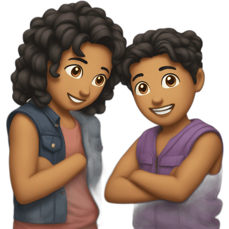 Pisi and Misi emoji