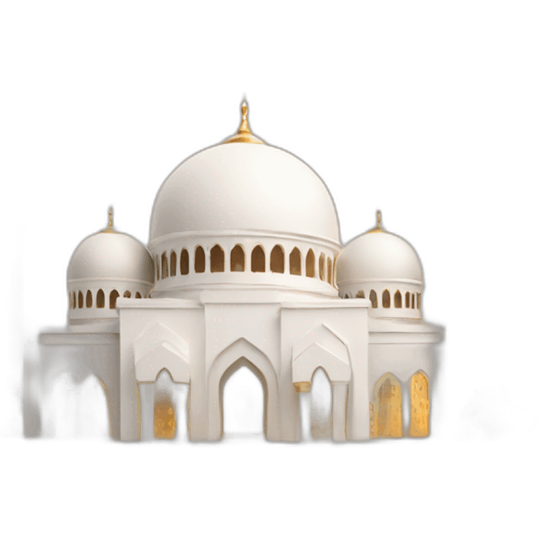 mosque wih diamonds emoji