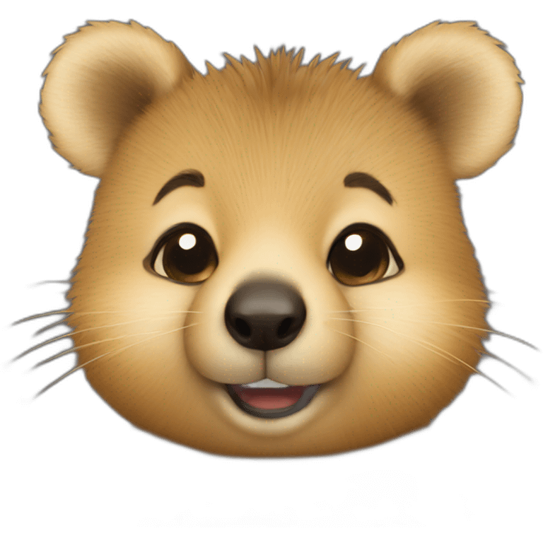 cute comic quokka emoji