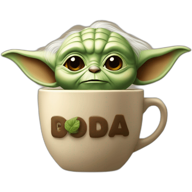 Yoda café emoji