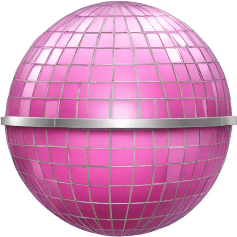 discoball with light pink box emoji