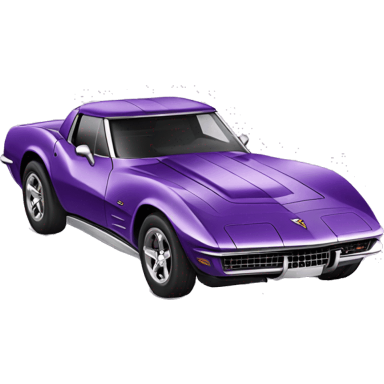 Purple corvette  emoji