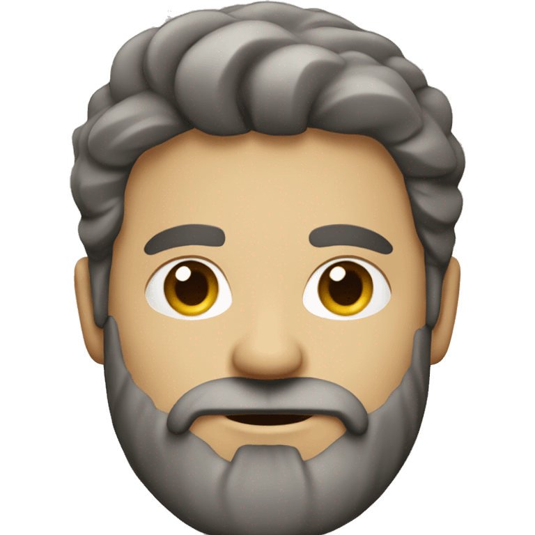 White guy with beard emoji