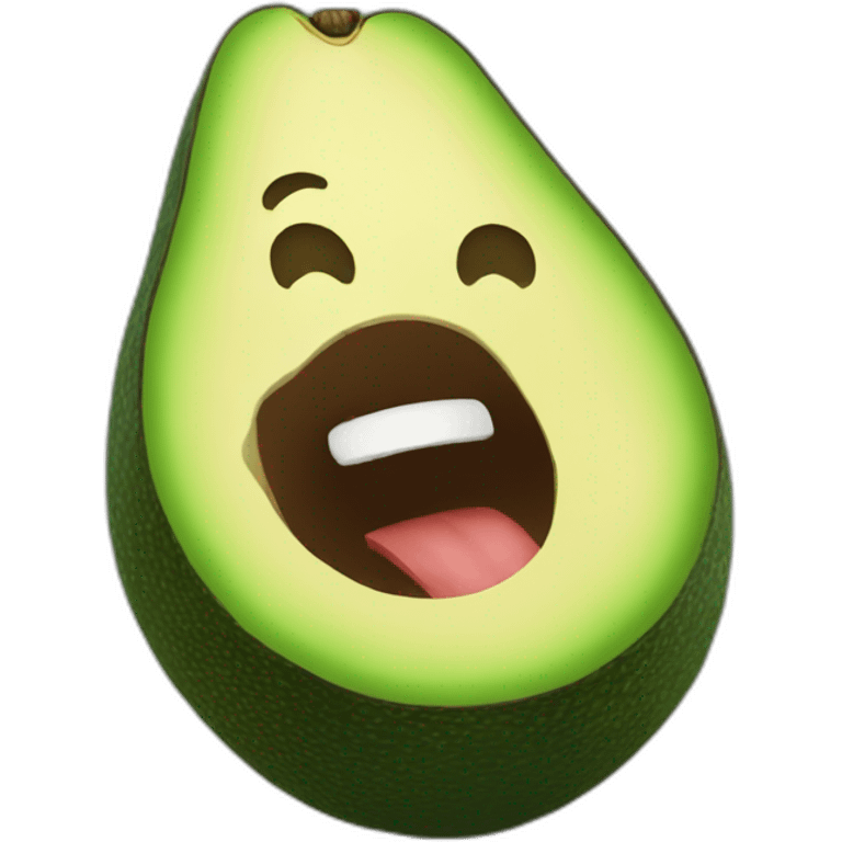 Giant avocado emoji