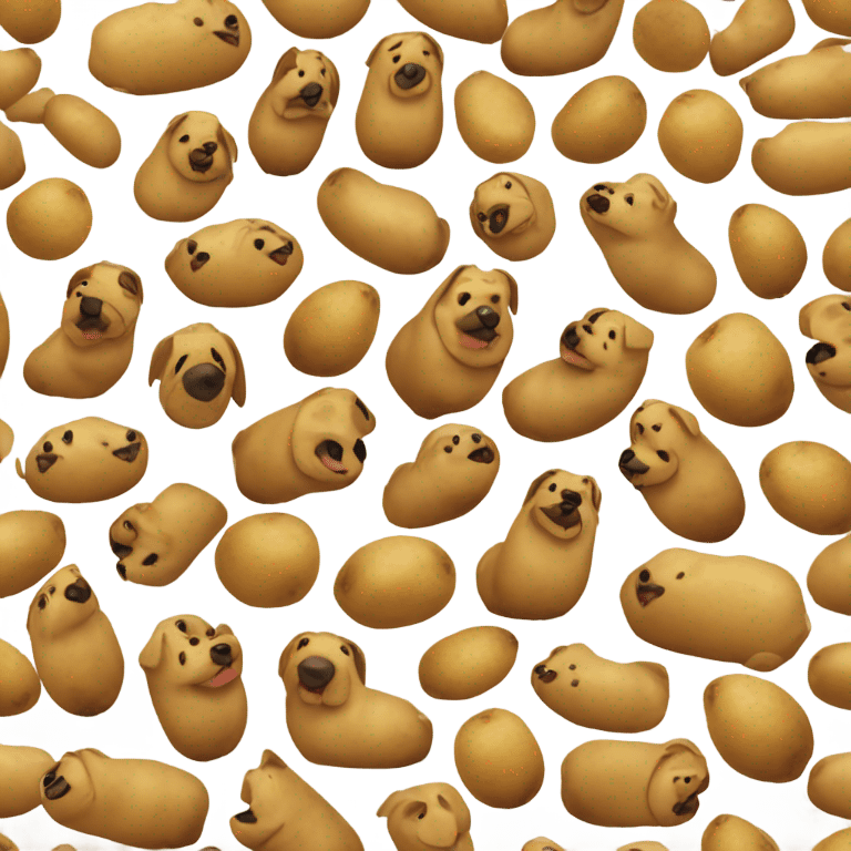 Potato dog emoji