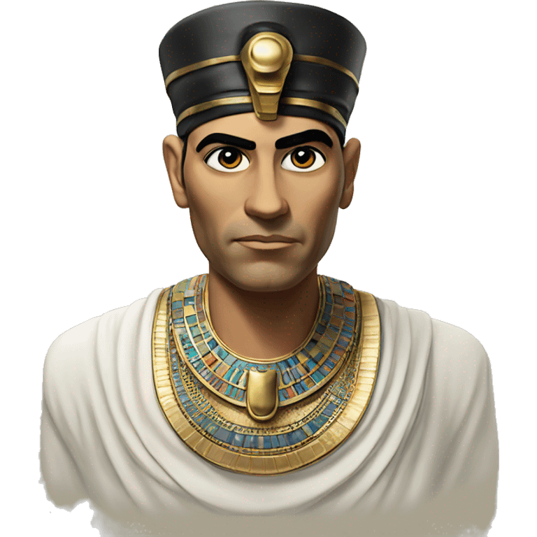 engenier 1970 photorealistic modern egyptian serious emoji