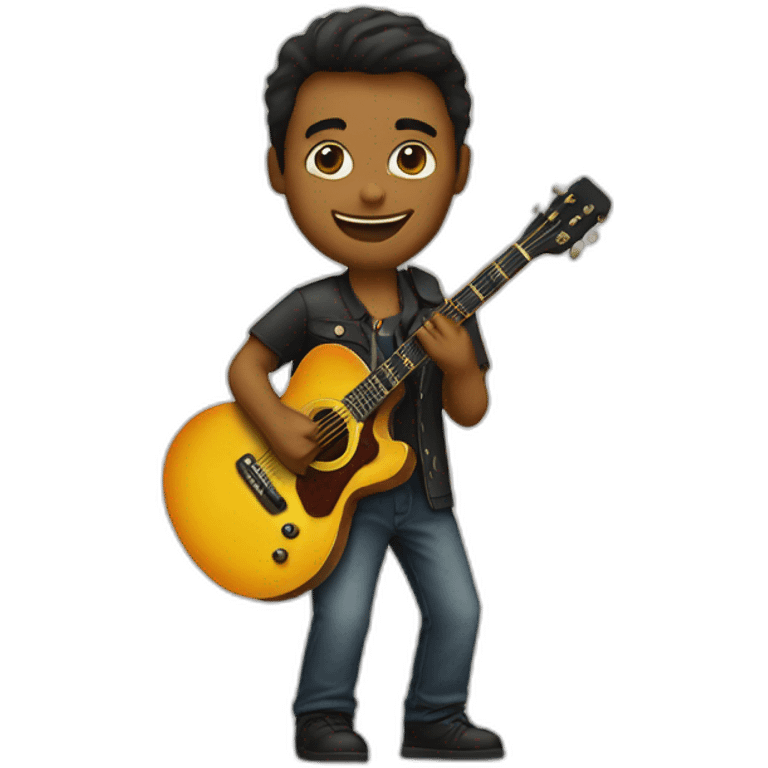 Guitar player emoji