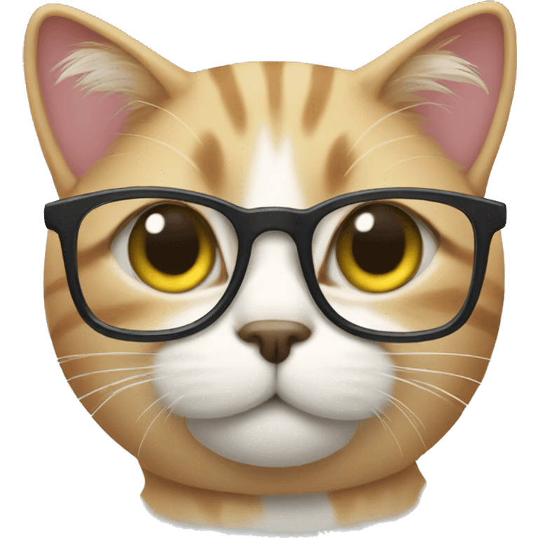  cat with glasses emoji