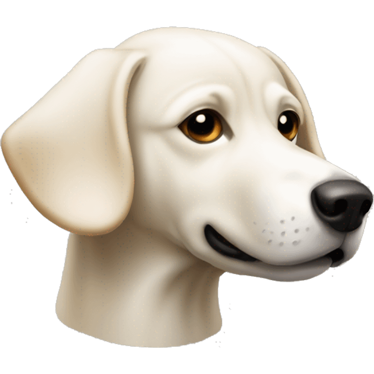 Goose body dog head emoji