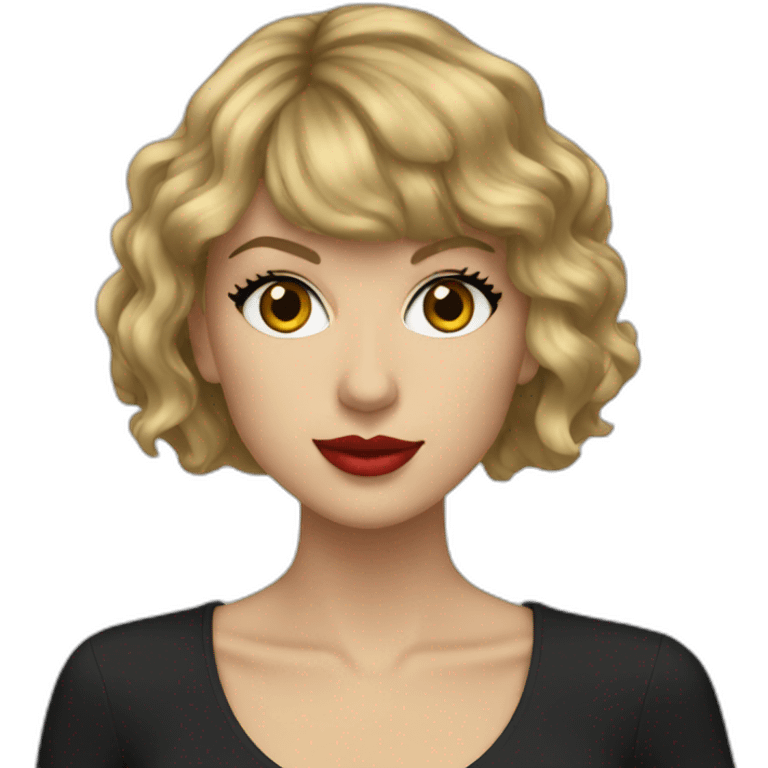 black Taylor swift emoji