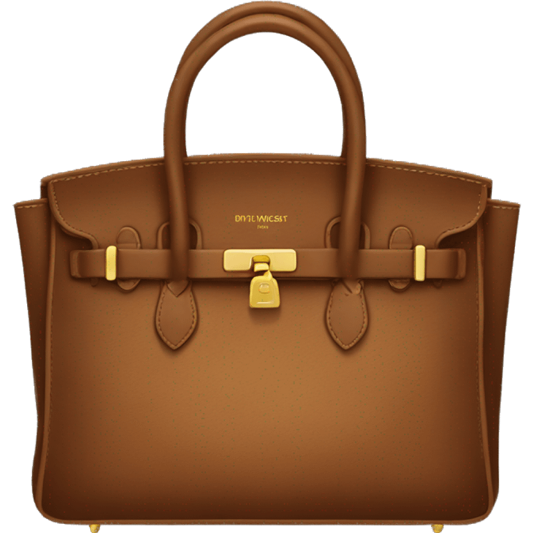 Brown birkin bag emoji