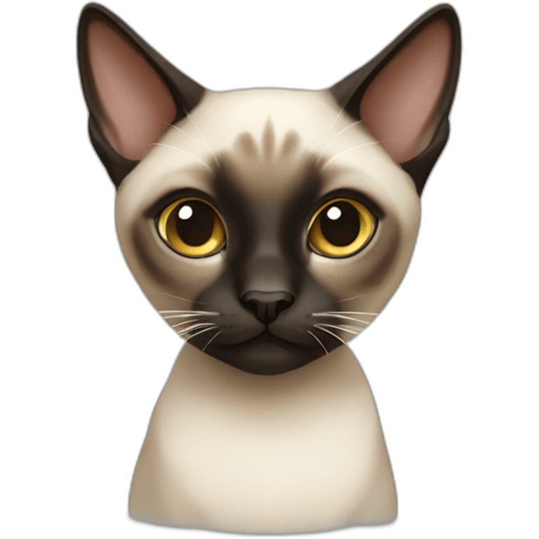 Siamese cat white paws emoji