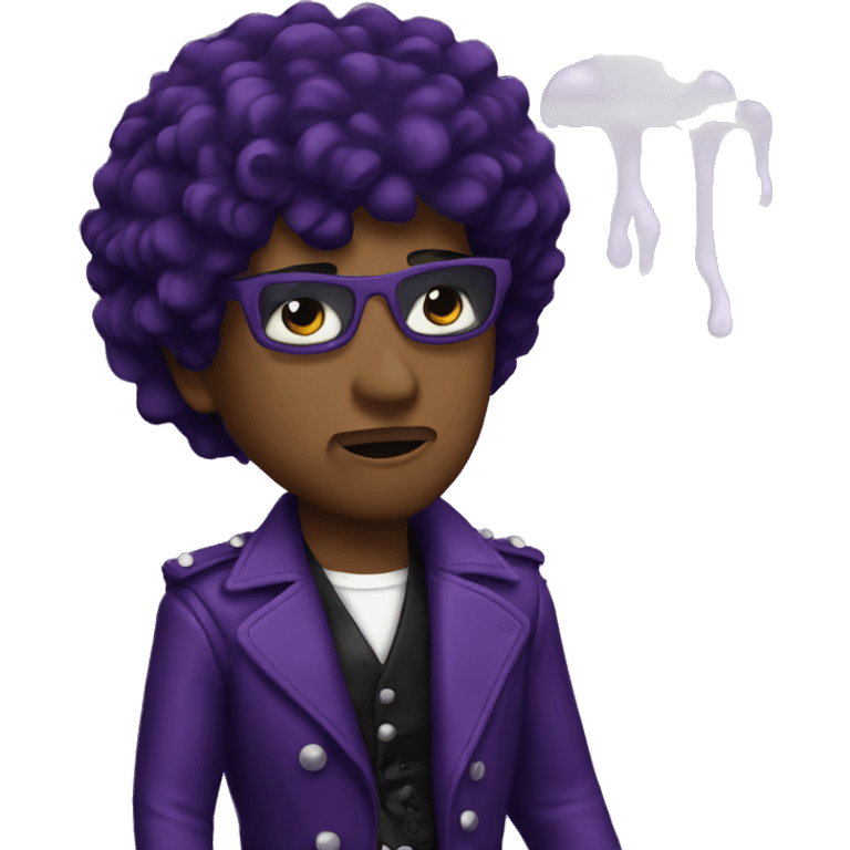 Purple rain emoji