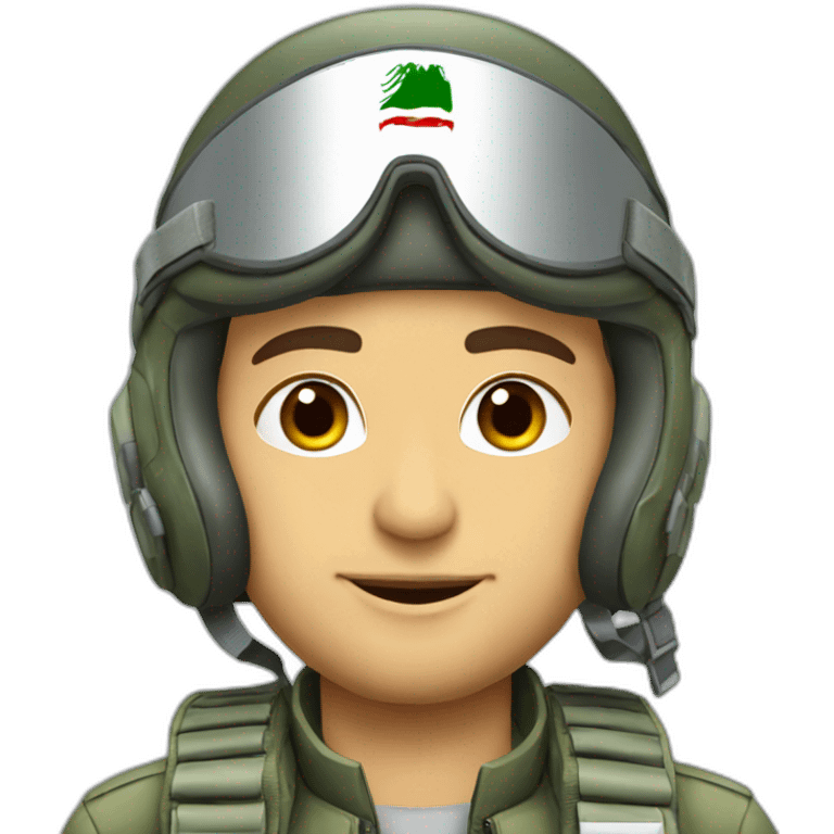 Handsom fighter jet pilot Iran emoji