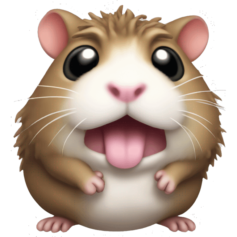 Poop monster hamster emoji