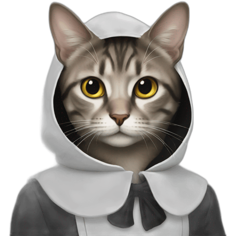 macron in a cat costume emoji