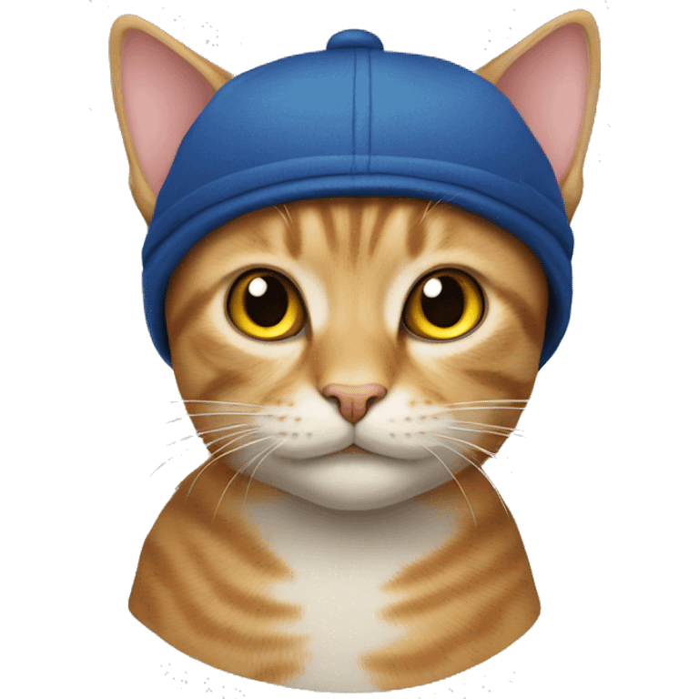 Cat with cap emoji