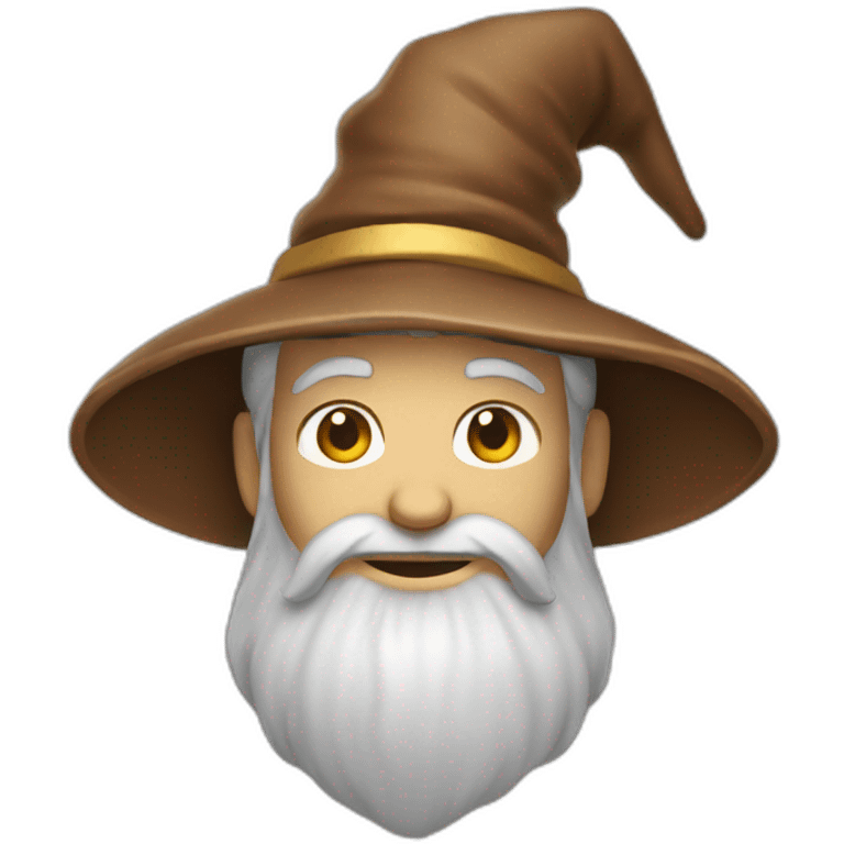 Wizard. Friendly Face emoji