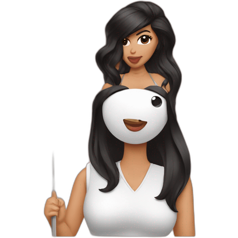 kim kardashian fait mini golf emoji