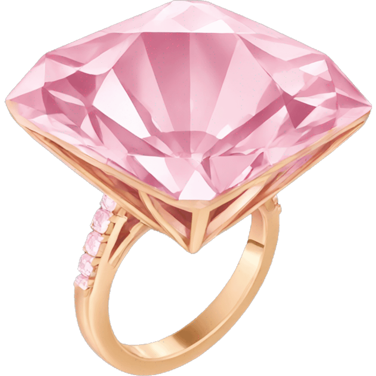 pink diamond ring emoji