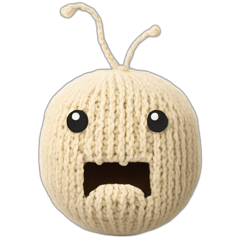 ball of knitted tofu emoji