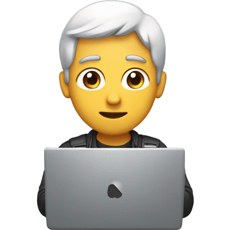 developer use laptop emoji