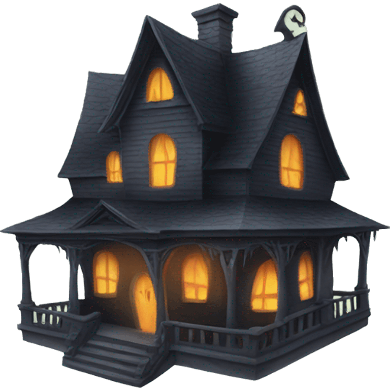 haunted house halloween emoji