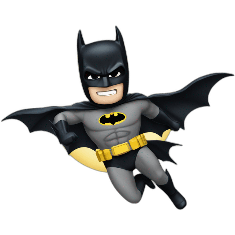 Batman who flies emoji