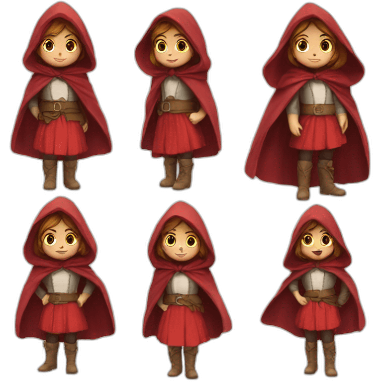 Petit chaperon rouge emoji