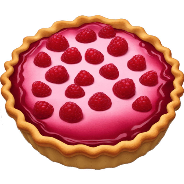 Raspberry pie emoji