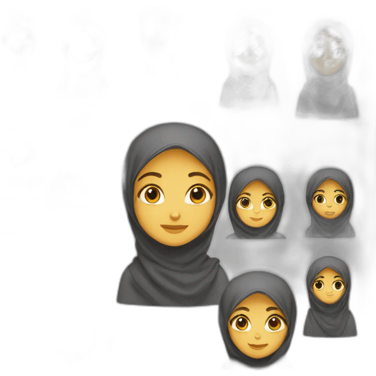 Damé-avec-un-hijab emoji