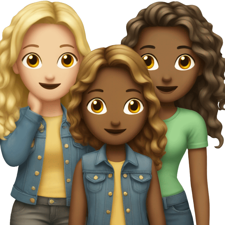 four-girls-best-friends emoji