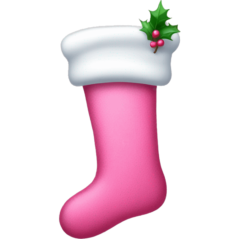 Pink stocking emoji