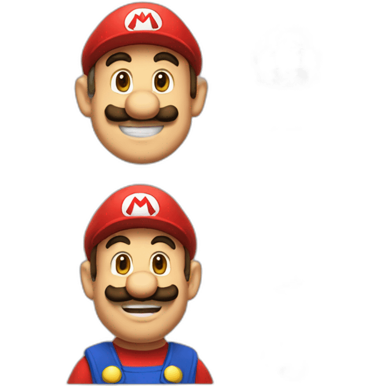 Mario emoji style ios emoji