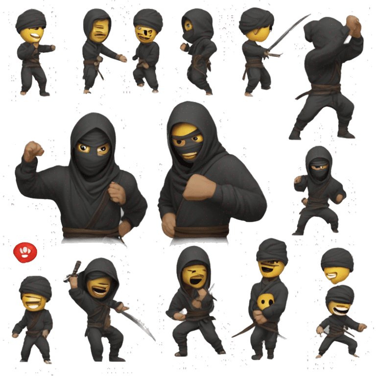 Rayma (by Ubisoft) beats up Fake Ninja emoji