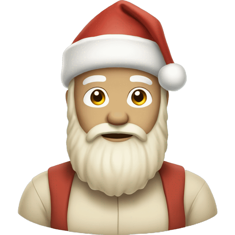 beige santa emoji