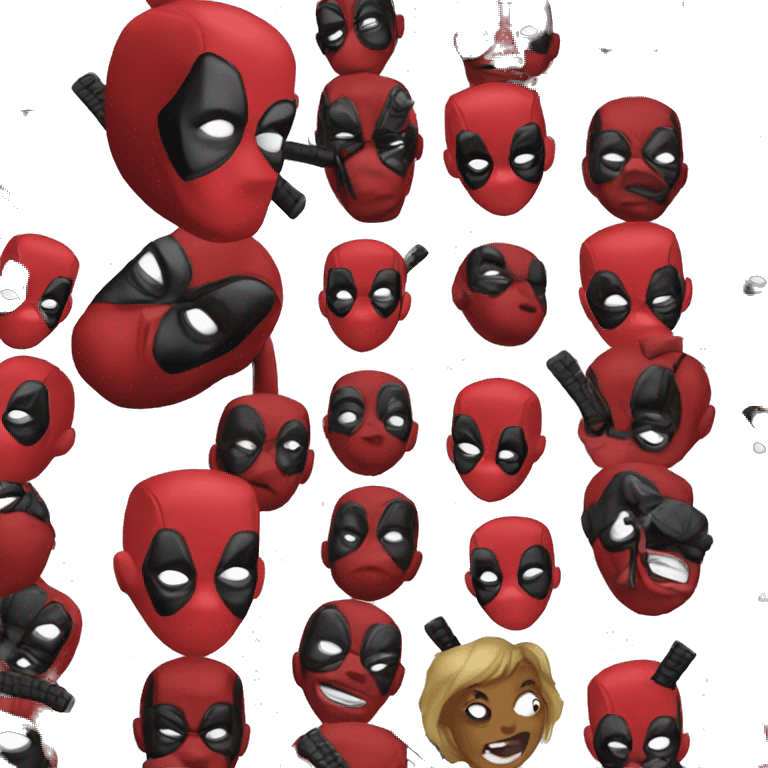 Deadpool head emoji