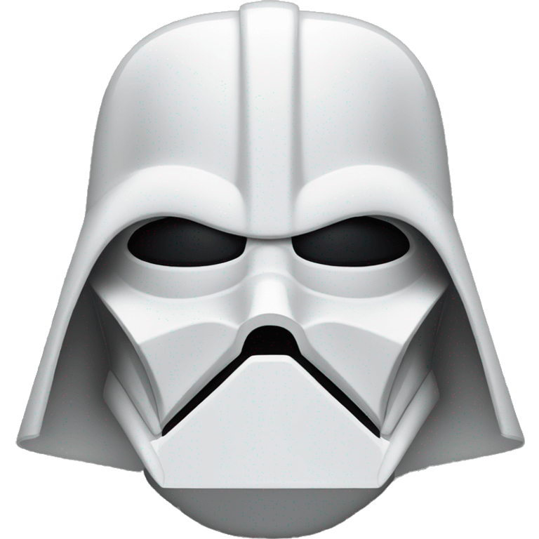 White darth Vader emoji