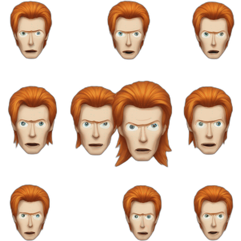 David bowie difference caraters emoji