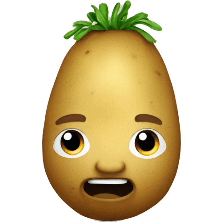 potato with hair emoji