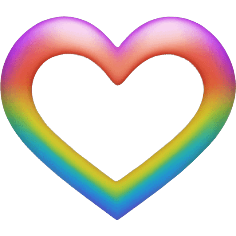 Rainbow Heart emoji