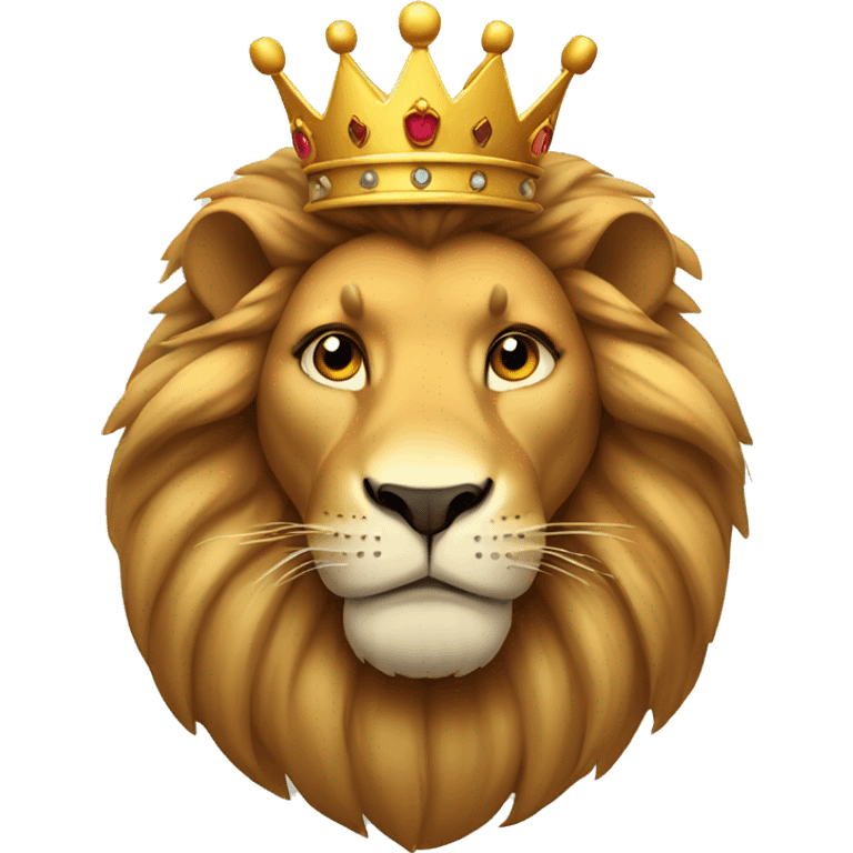 Lion with crown emoji