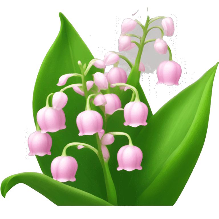 pink lily of the valley  emoji